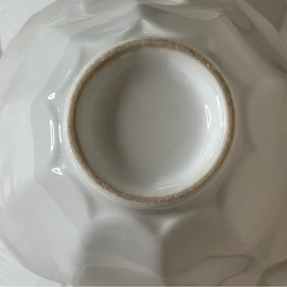 VTG set of nine porcelain lotus flower shaped designs ice cream, fruit bowl - Picture 6 of 7